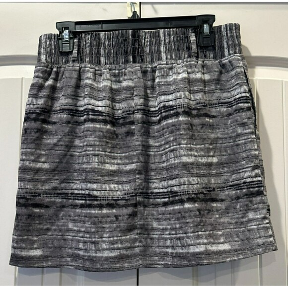 Gap Lined A-Line Skirt Blk, Gray & White With Pockets Women's Size S - Picture 2 of 3